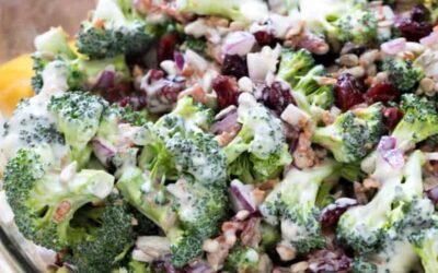 Sweet and Nutty Broccoli Salad